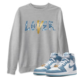 Jordan 1 Denim Sneaker Match Tees Loser Lover Sneaker Tees Jordan 1 Denim Sneaker Release Tees Unisex Shirts