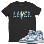 Jordan 1 Denim Sneaker Match Tees Loser Lover Sneaker Tees Jordan 1 Denim Sneaker Release Tees Unisex Shirts