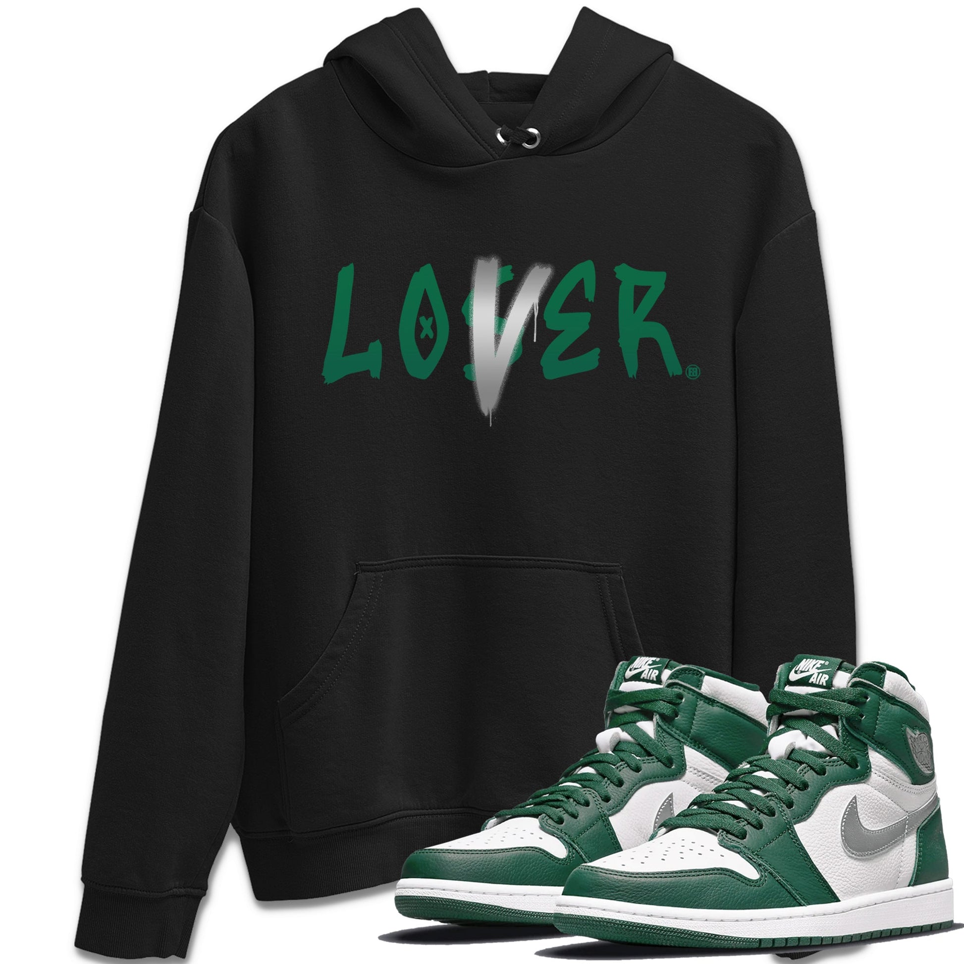 Jordan 1 Gorge Green Sneaker Match Tees Loser Lover Sneaker Tees Jordan 1 Gorge Green Sneaker Release Tees Unisex Shirts