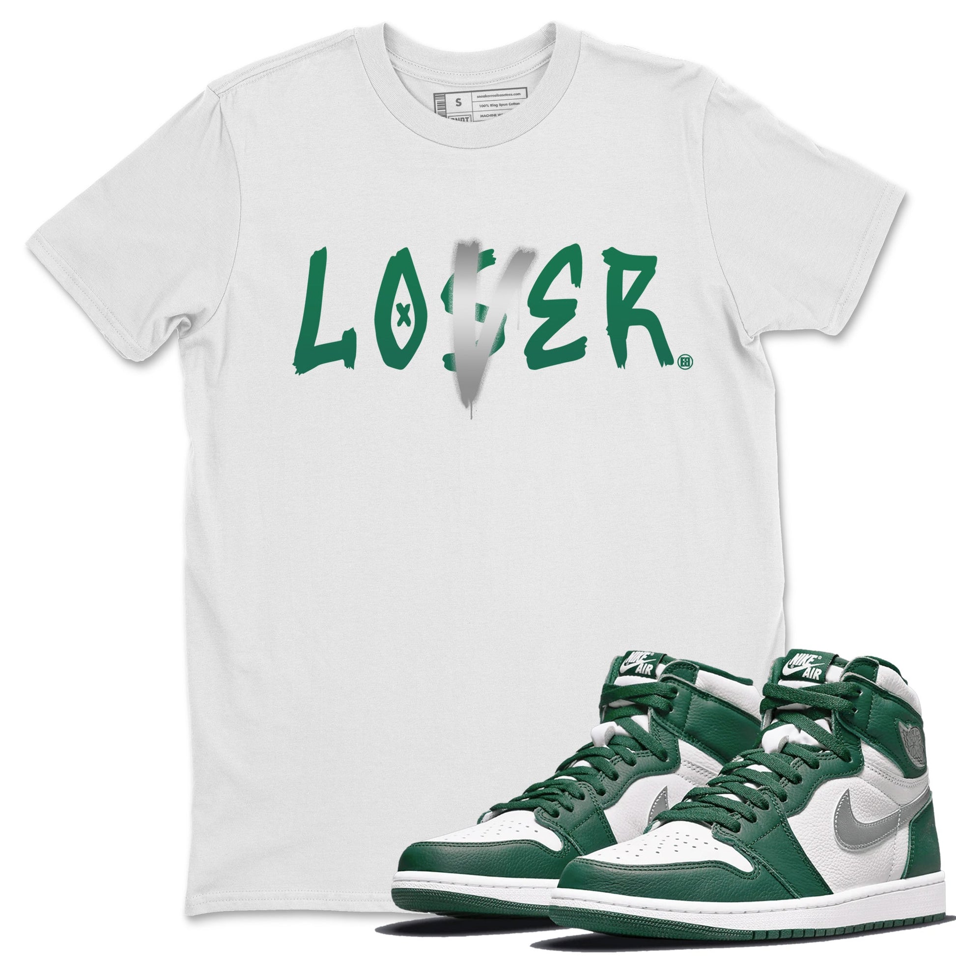 Jordan 1 Gorge Green Sneaker Match Tees Loser Lover Sneaker Tees Jordan 1 Gorge Green Sneaker Release Tees Unisex Shirts