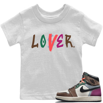 Jordan 1 Hand Crafted Sneaker Match Tees Loser Lover Sneaker Tees Jordan 1 Hand Crafted Sneaker Release Tees Kids Shirts