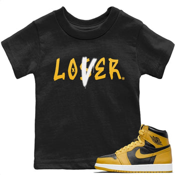 Jordan 1 Pollen Sneaker Match Tees Loser Lover Sneaker Tees Jordan 1 Pollen Sneaker Release Tees Kids Shirts