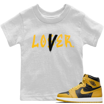 Jordan 1 Pollen Sneaker Match Tees Loser Lover Sneaker Tees Jordan 1 Pollen Sneaker Release Tees Kids Shirts