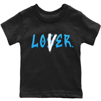 Jordan 1 Powder Blue Sneaker Match Tees Loser Lover Sneaker Tees Jordan 1 Powder Blue Sneaker Release Tees Kids Shirts