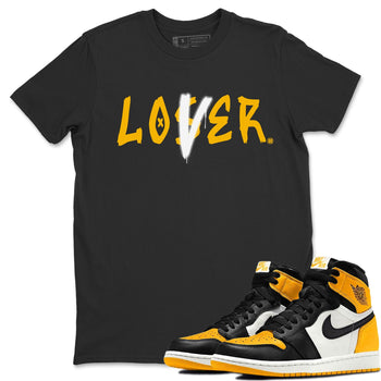 Jordan 1 Yellow Toe Sneaker Match Tees Loser Lover Sneaker Tees Jordan 1 Yellow Toe Sneaker Release Tees Unisex Shirts