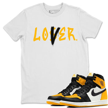 Jordan 1 Yellow Toe Sneaker Match Tees Loser Lover Sneaker Tees Jordan 1 Yellow Toe Sneaker Release Tees Unisex Shirts