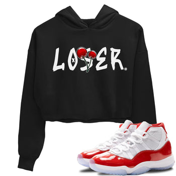 Loser Lover Women's Tops - Air Jordan 11 Cherry - SNRT Sneaker Tee