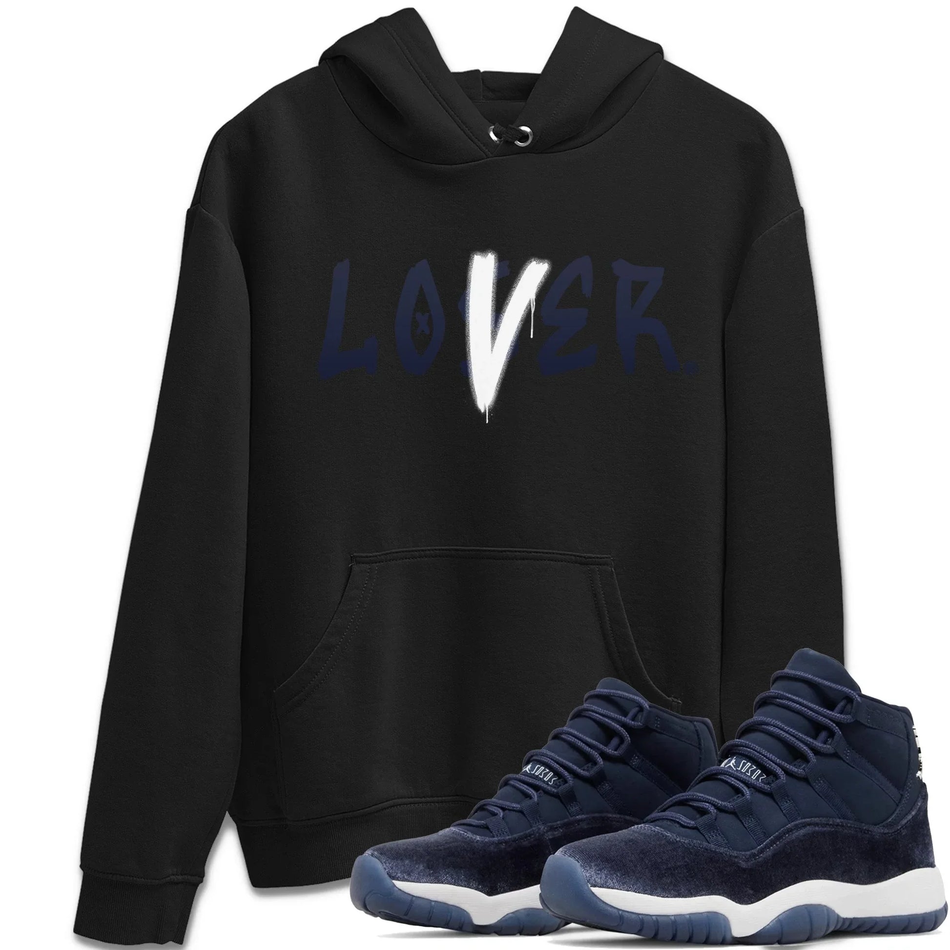 Jordan 11 Midnight Navy Sneaker Match Tees Loser Lover Sneaker Tees Jordan 11 Midnight Navy Sneaker Release Tees Unisex Shirts