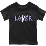 Jordan 11 Pure Violet Sneaker Match Tees Loser Lover Sneaker Tees Jordan 11 Pure Violet Sneaker Release Tees Kids Shirts