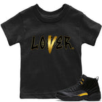 Jordan 12 Black Taxi Sneaker Match Tees Loser Lover Sneaker Tees Jordan 12 Black Taxi Sneaker Release Tees Kids Shirts