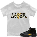Jordan 12 Black Taxi Sneaker Match Tees Loser Lover Sneaker Tees Jordan 12 Black Taxi Sneaker Release Tees Kids Shirts
