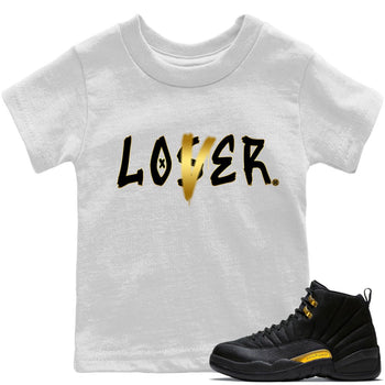 Jordan 12 Black Taxi Sneaker Match Tees Loser Lover Sneaker Tees Jordan 12 Black Taxi Sneaker Release Tees Kids Shirts