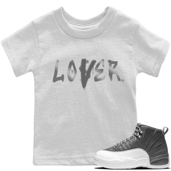 Jordan 12 Stealth Sneaker Match Tees Loser Lover Sneaker Tees Jordan 12 Stealth Sneaker Release Tees Kids Shirts