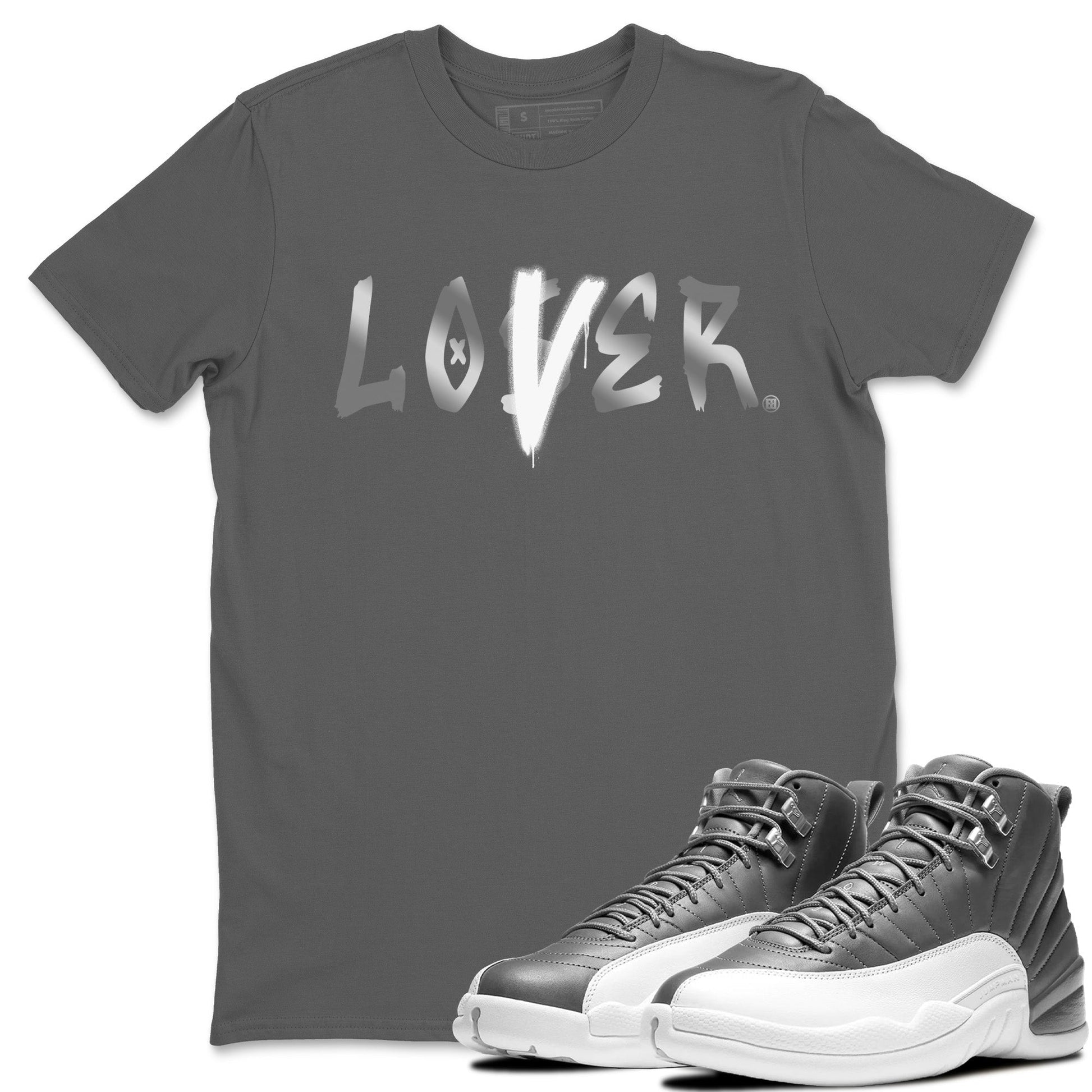 Jordan 12 Stealth Sneaker Match Tees Loser Lover Sneaker Tees Jordan 12 Stealth Sneaker Release Tees Unisex Shirts