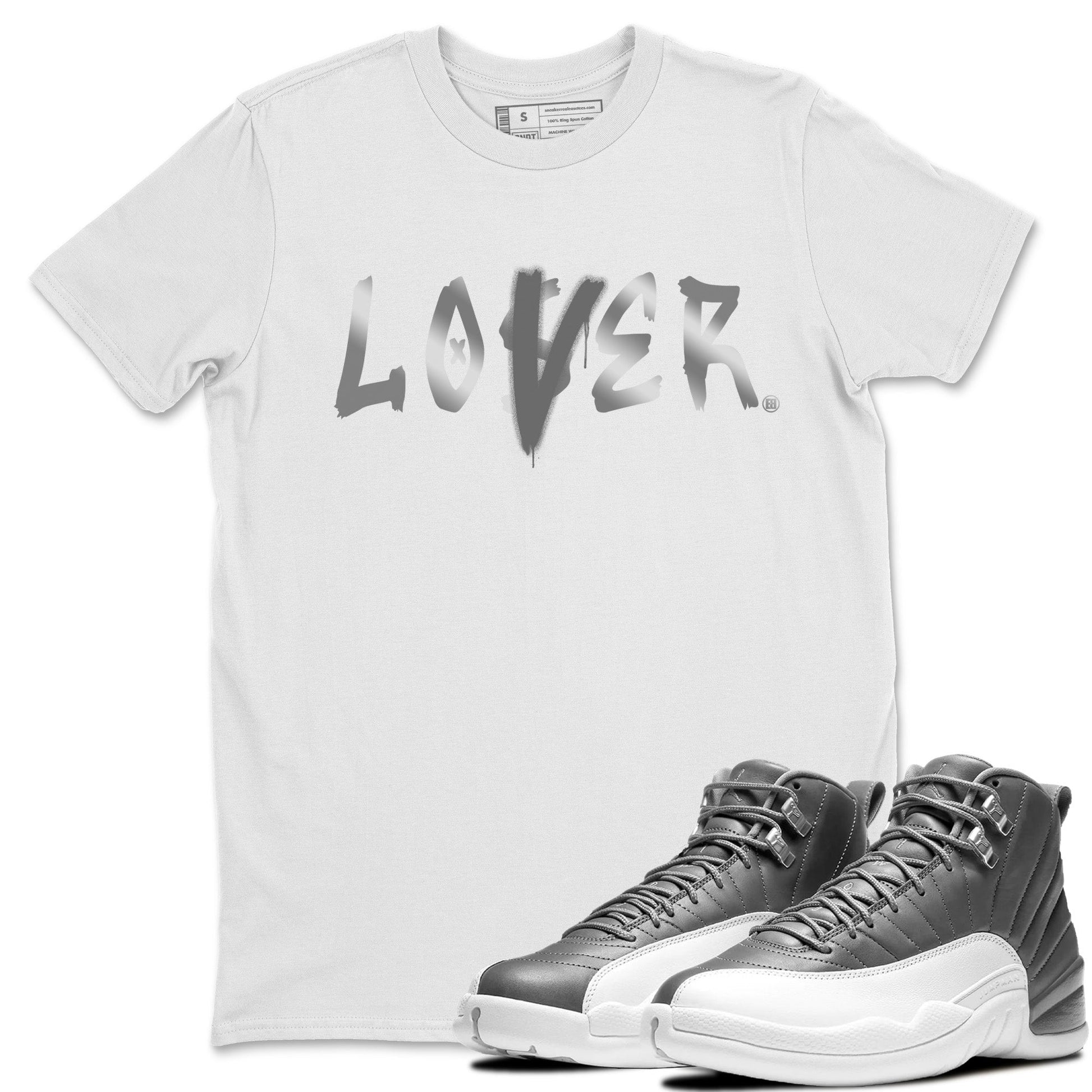 Jordan 12 Stealth Sneaker Match Tees Loser Lover Sneaker Tees Jordan 12 Stealth Sneaker Release Tees Unisex Shirts