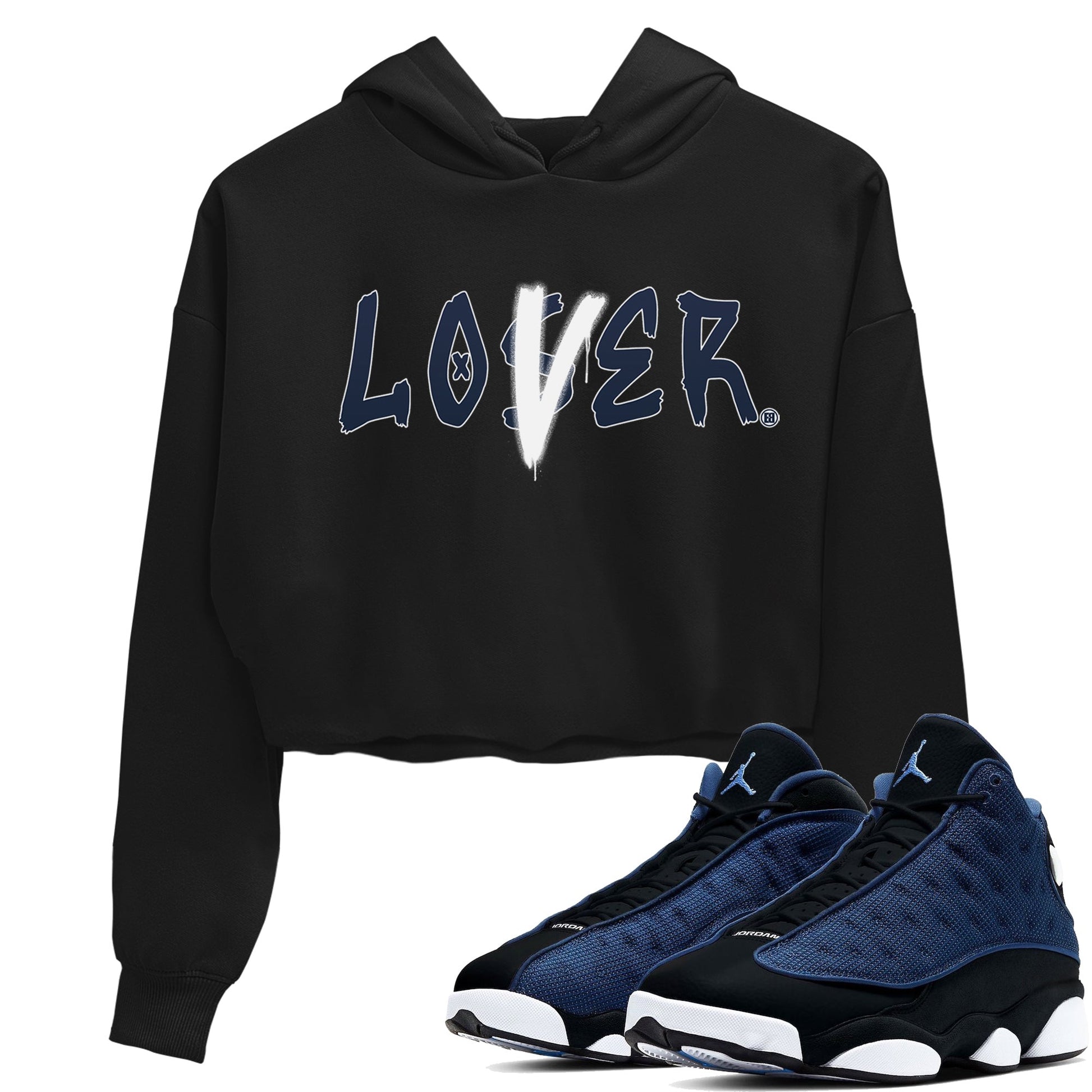 Jordan 13 Brave Blue Sneaker Match Tees Loser Lover Sneaker Tees Jordan 13 Brave Blue Sneaker Release Tees Women's Shirts