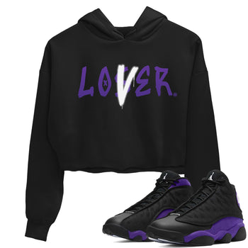 Jordan 13 Court Purple Sneaker Match Tees Loser Lover Sneaker Tees Jordan 13 Court Purple Sneaker Release Tees Women's Shirts