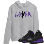 Jordan 13 Court Purple Sneaker Match Tees Loser Lover Sneaker Tees Jordan 13 Court Purple Sneaker Release Tees Unisex Shirts