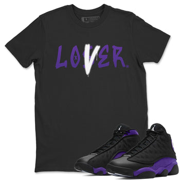 Jordan 13 Court Purple Sneaker Match Tees Loser Lover Sneaker Tees Jordan 13 Court Purple Sneaker Release Tees Unisex Shirts