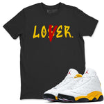 Jordan 13 Del Sol Sneaker Match Tees Loser Lover Sneaker Tees Jordan 13 Del Sol Sneaker Release Tees Unisex Shirts