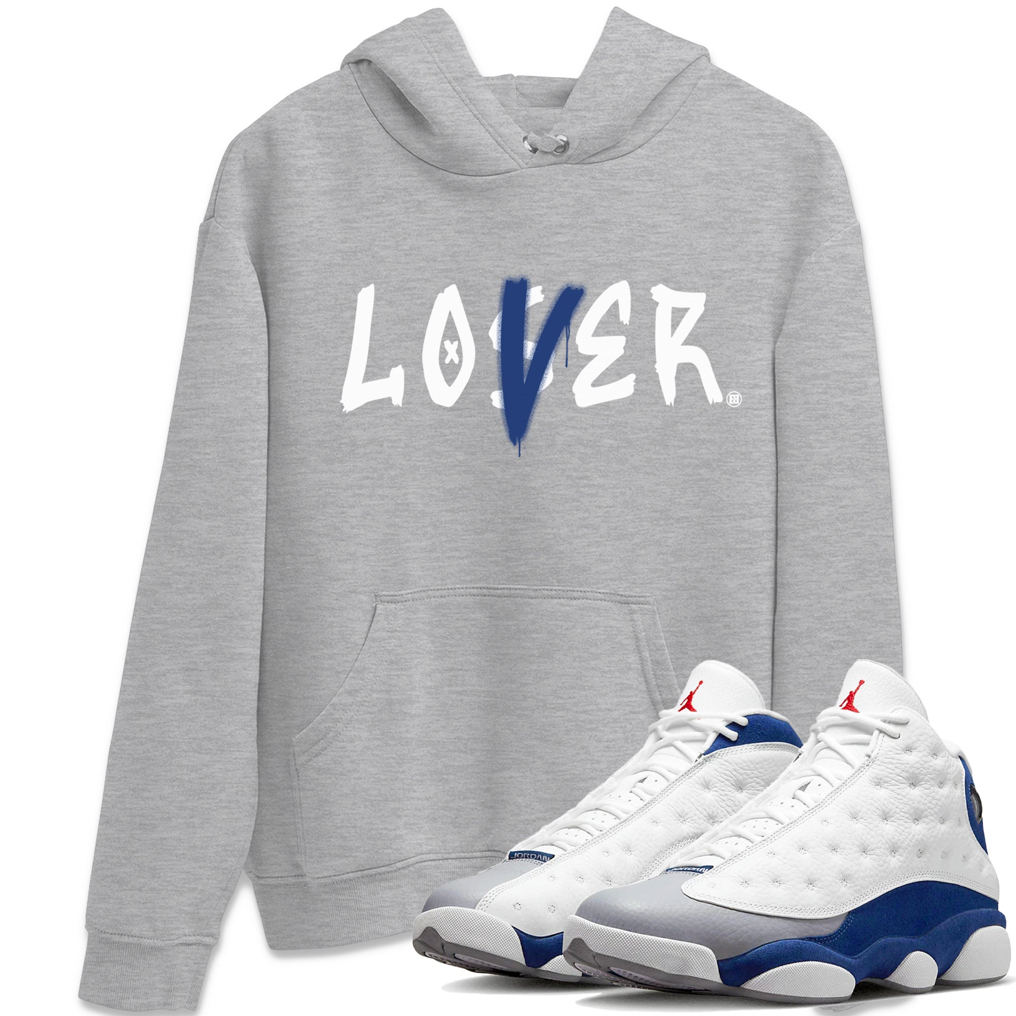 Jordan 13 French Blue Sneaker Match Tees Loser Lover Sneaker Tees Jordan 13 French Blue Sneaker Release Tees Unisex Shirts