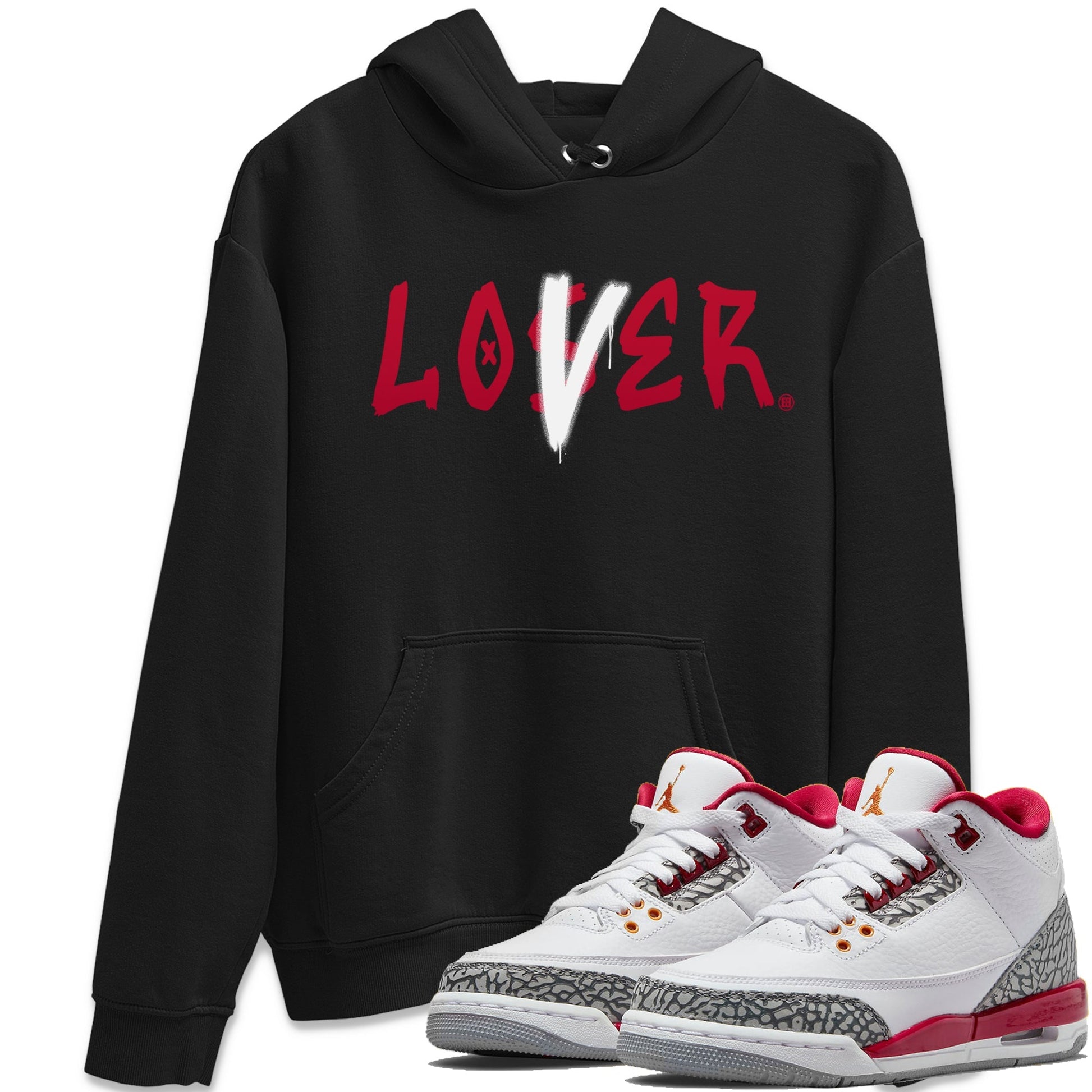 Jordan 3 Cardinal Sneaker Match Tees Loser Lover Sneaker Tees Jordan 3 Cardinal Sneaker Release Tees Unisex Shirts