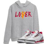 Jordan 3 Cardinal Sneaker Match Tees Loser Lover Sneaker Tees Jordan 3 Cardinal Sneaker Release Tees Unisex Shirts