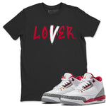 Loser Lover Unisex Tops - Air Jordan 3 Cardinal - SNRT Sneaker Tee