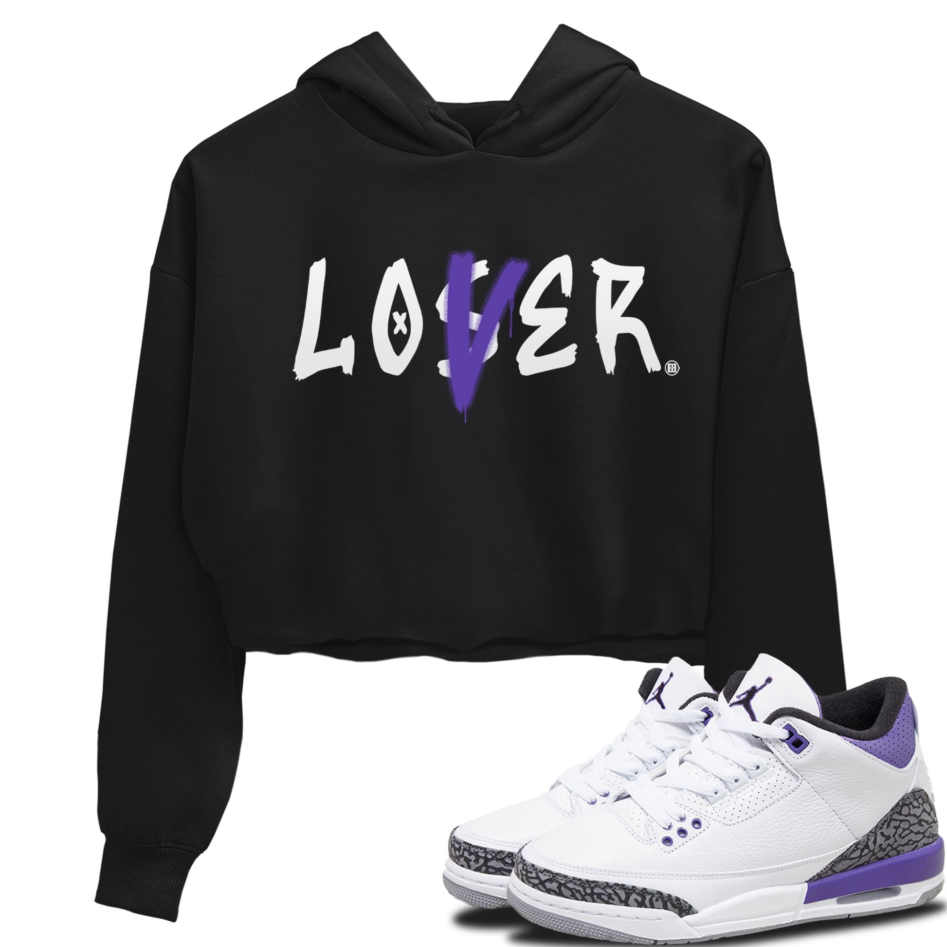 Jordan 3 Dark Iris Sneaker Match Tees Loser Lover Sneaker Tees Jordan 3 Dark Iris Sneaker Release Tees Women's Shirts