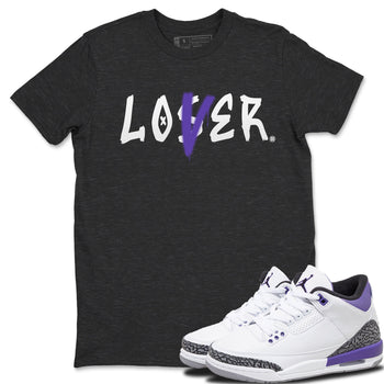 Jordan 3 Dark Iris Sneaker Match Tees Loser Lover Sneaker Tees Jordan 3 Dark Iris Sneaker Release Tees Unisex Shirts