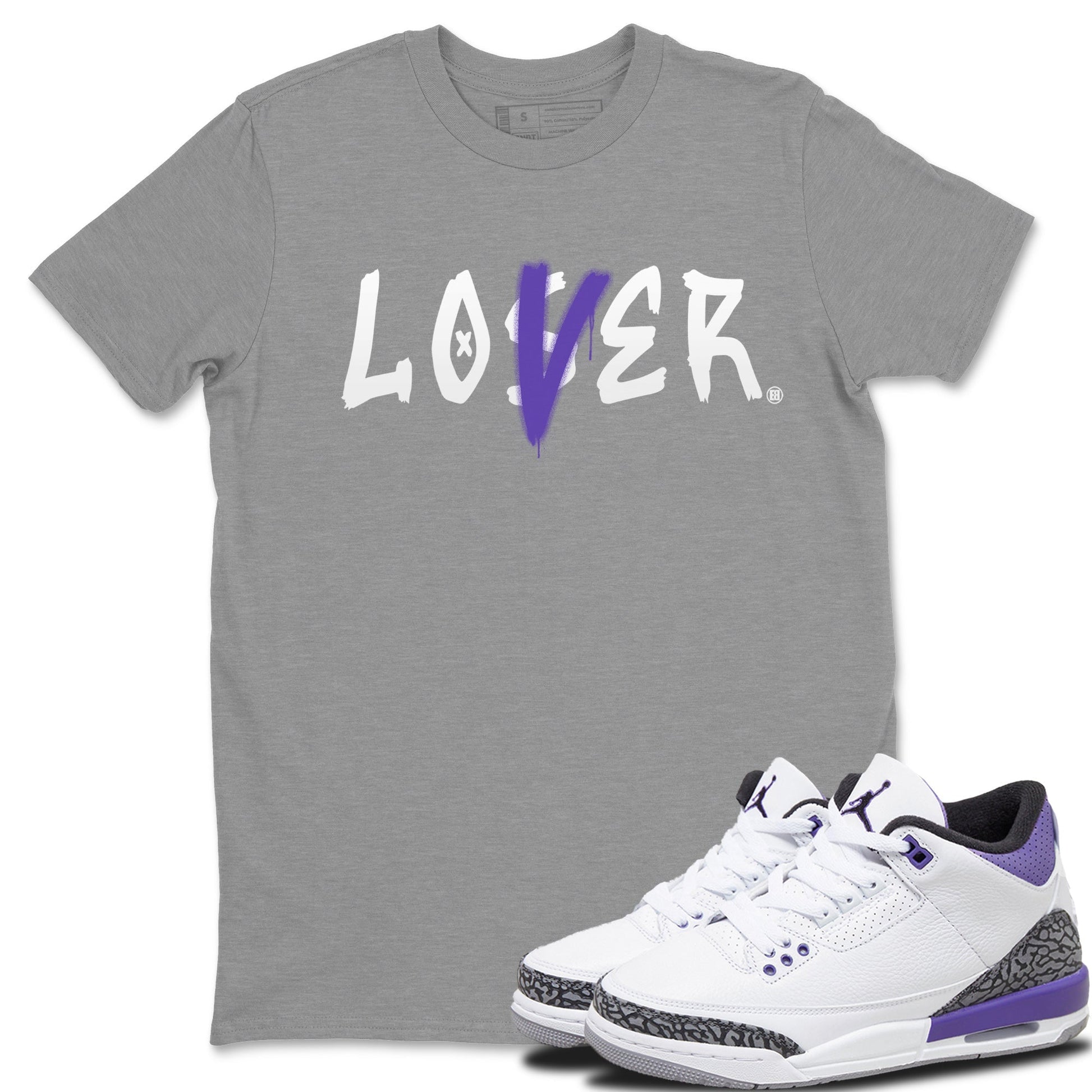 365 Printing Graphic Tees Loser Lover Design 3 Dark Iris Sneaker