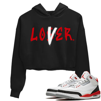 Jordan 3 Fire Red Sneaker Match Tees Loser Lover Sneaker Tees Jordan 3 Fire Red Sneaker Release Tees Women's Shirts