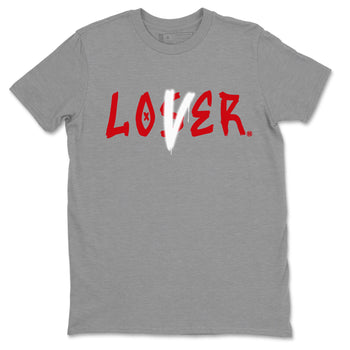 Jordan 3 Fire Red Sneaker Match Tees Loser Lover Sneaker Tees Jordan 3 Fire Red Sneaker Release Tees Unisex Shirts