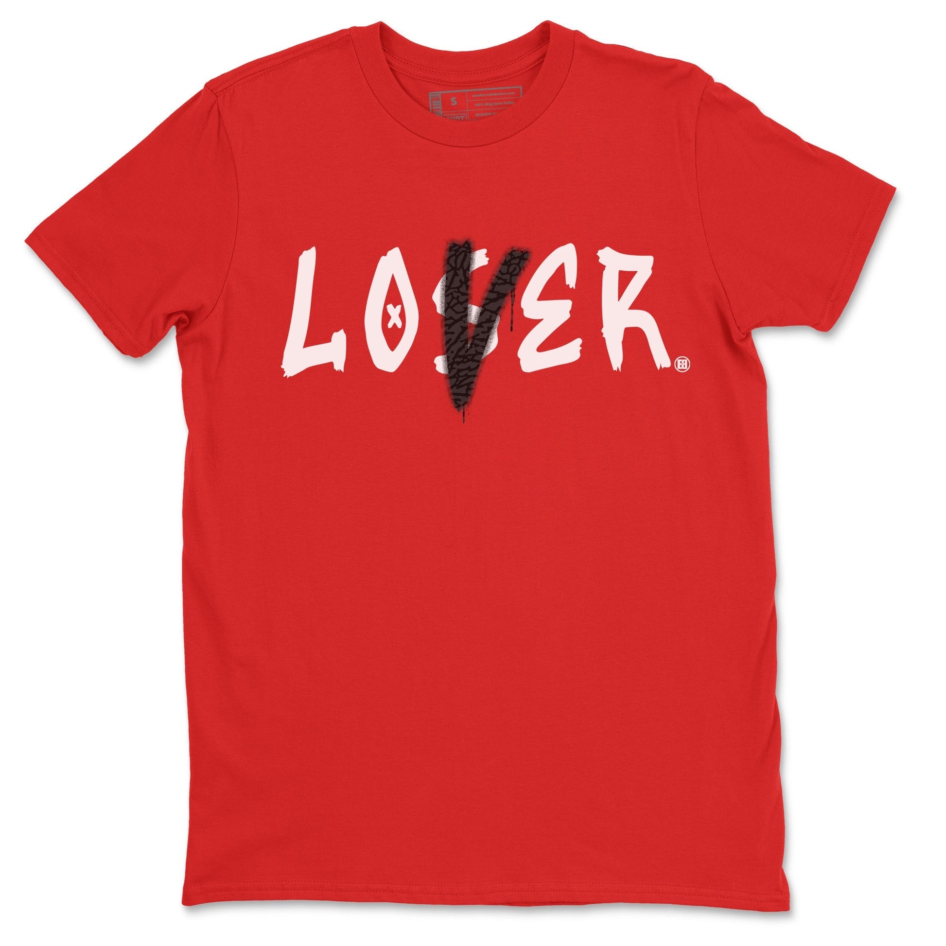 Jordan 3 Fire Red Sneaker Match Tees Loser Lover Sneaker Tees Jordan 3 Fire Red Sneaker Release Tees Unisex Shirts