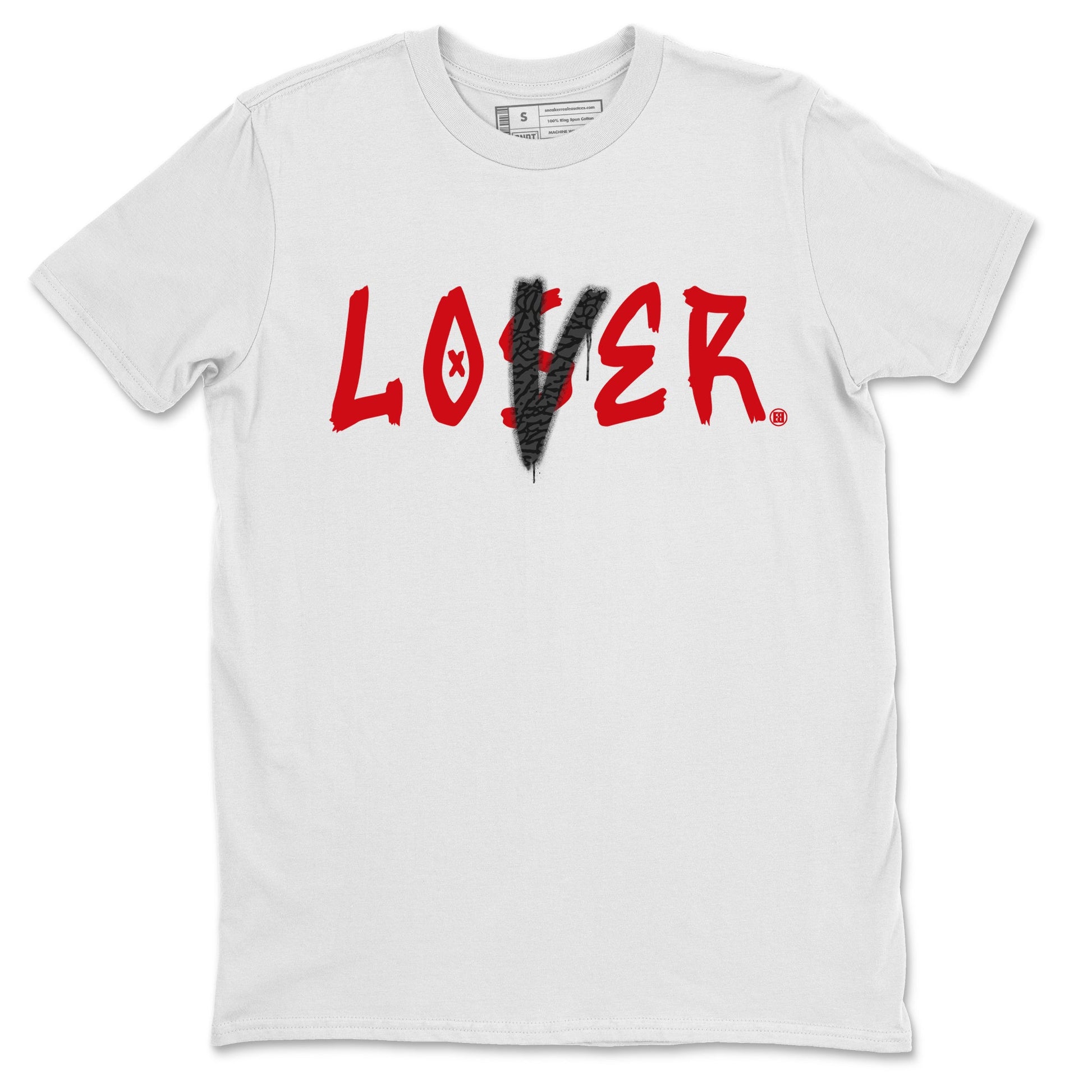 Jordan 3 Fire Red Sneaker Match Tees Loser Lover Sneaker Tees Jordan 3 Fire Red Sneaker Release Tees Unisex Shirts