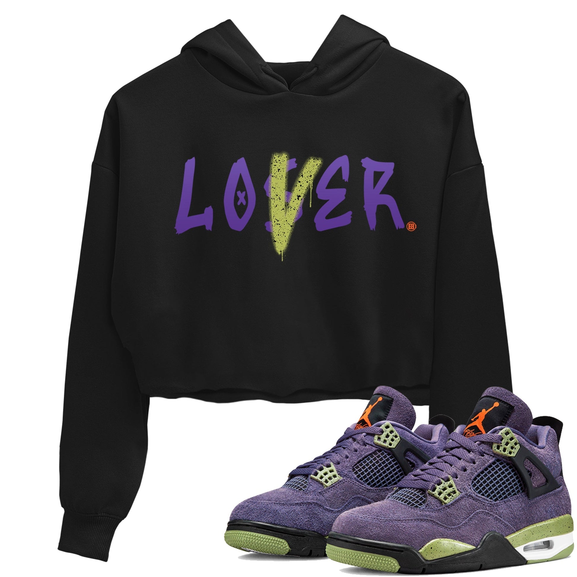 Jordan 4 Canyon Purple Sneaker Match Tees Loser Lover Sneaker Tees Jordan 4 Canyon Purple Sneaker Release Tees Women's Shirts