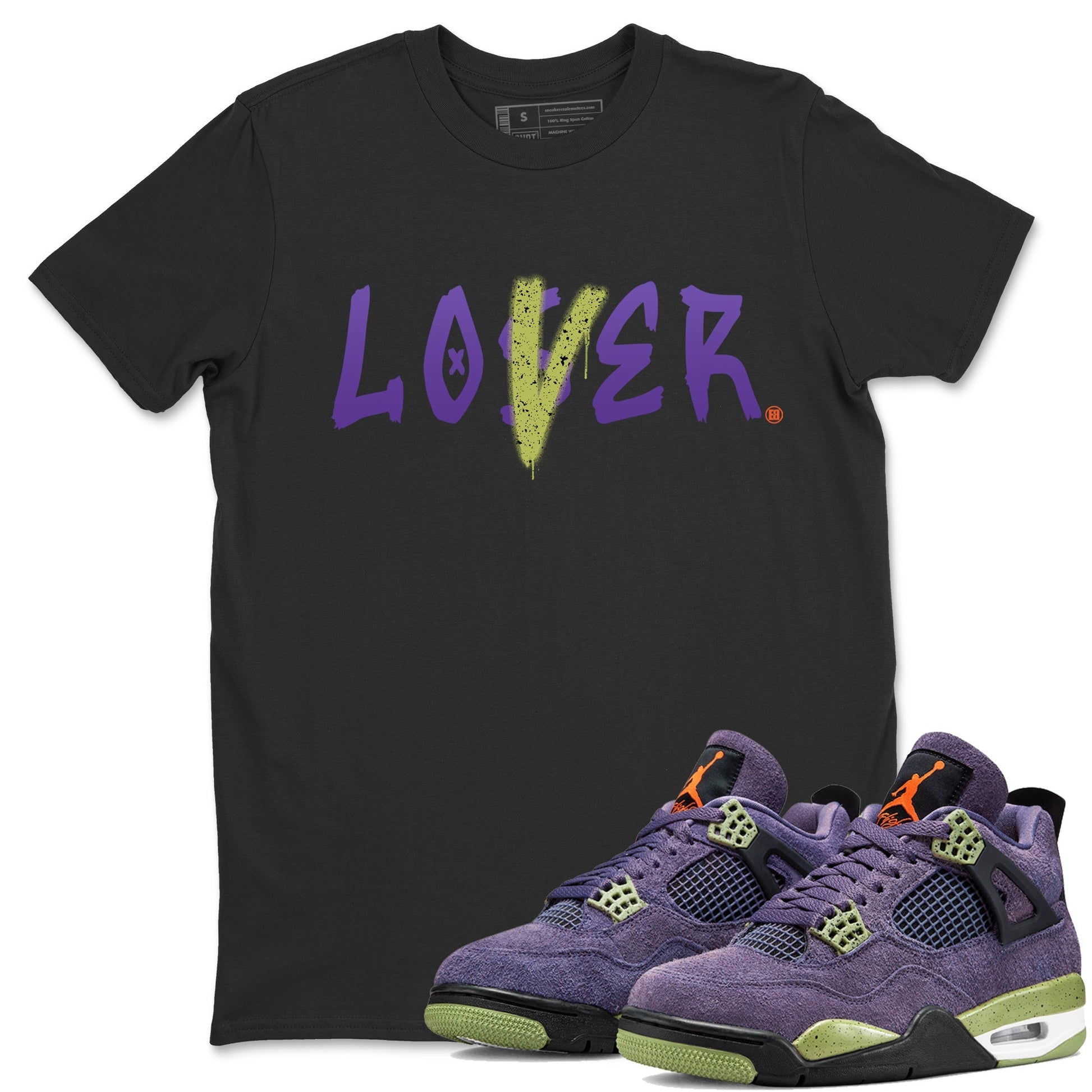 Jordan 4 Canyon Purple Sneaker Match Tees Loser Lover Sneaker Tees Jordan 4 Canyon Purple Sneaker Release Tees Unisex Shirts