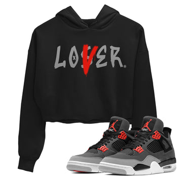 Jordan 4 Infrared Sneaker Match Tees Loser Lover Sneaker Tees Jordan 4 Infrared Sneaker Release Tees Women's Shirts