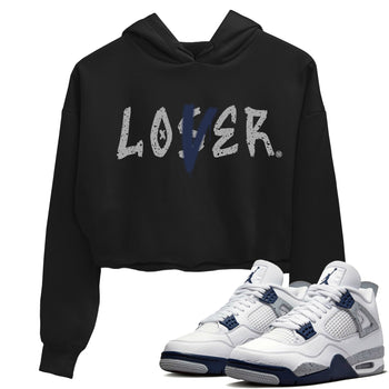 Jordan 4 Midnight Navy Sneaker Match Tees Loser Lover Sneaker Tees Jordan 4 Midnight Navy Sneaker Release Tees Women's Shirts
