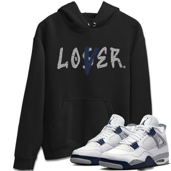 Jordan 4 Midnight Navy Sneaker Match Tees Loser Lover Sneaker Tees Jordan 4 Midnight Navy Sneaker Release Tees Unisex Shirts