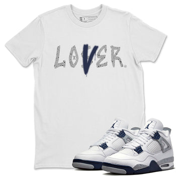 Jordan 4 Midnight Navy Sneaker Match Tees Loser Lover Sneaker Tees Jordan 4 Midnight Navy Sneaker Release Tees Unisex Shirts
