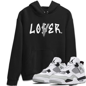 Jordan 4 Military Black Sneaker Match Tees Loser Lover Sneaker Tees Jordan 4 Military Black Sneaker Release Tees Unisex Shirts