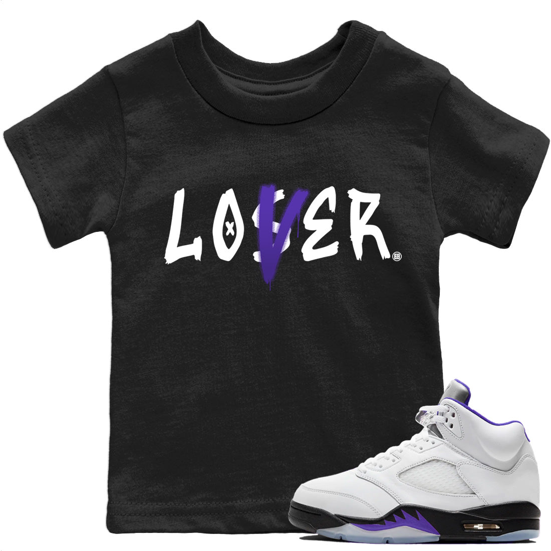 Jordan 5 Concord Sneaker Match Tees Loser Lover Sneaker Tees Jordan 5 Concord Sneaker Release Tees Kids Shirts
