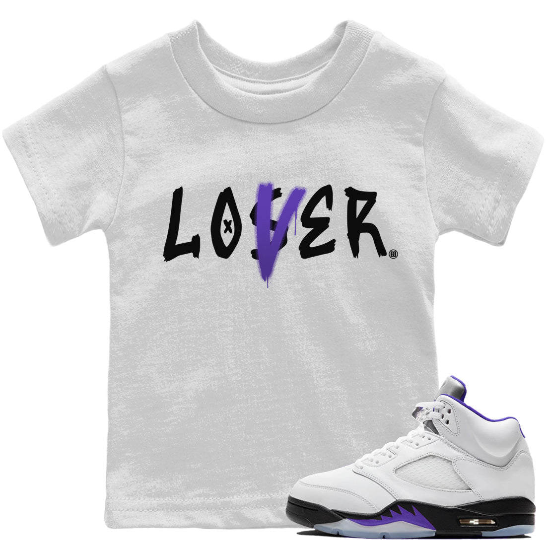 Jordan 5 Concord Sneaker Match Tees Loser Lover Sneaker Tees Jordan 5 Concord Sneaker Release Tees Kids Shirts