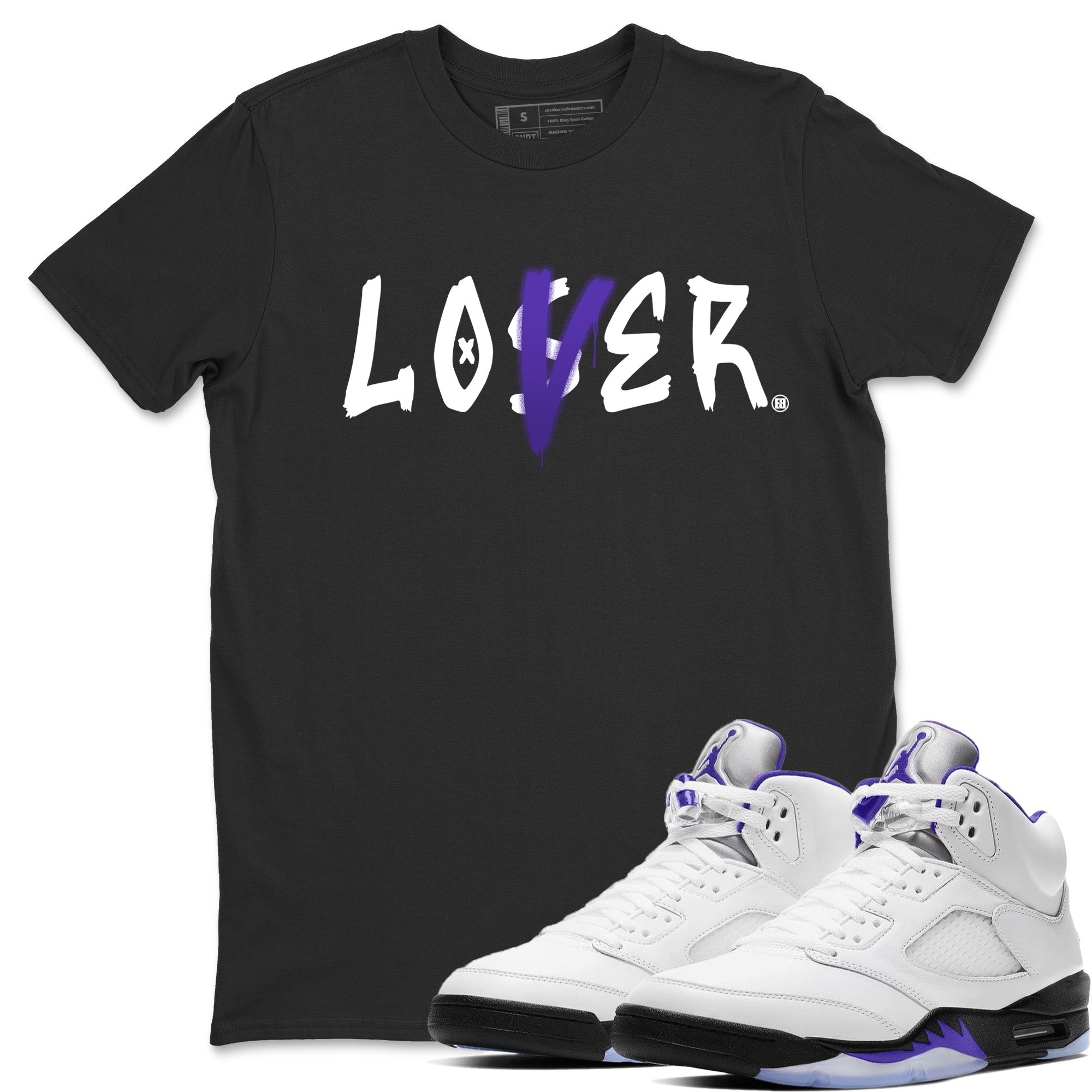 Jordan 5 Concord Sneaker Match Tees Loser Lover Sneaker Tees Jordan 5 Concord Sneaker Release Tees Unisex Shirts