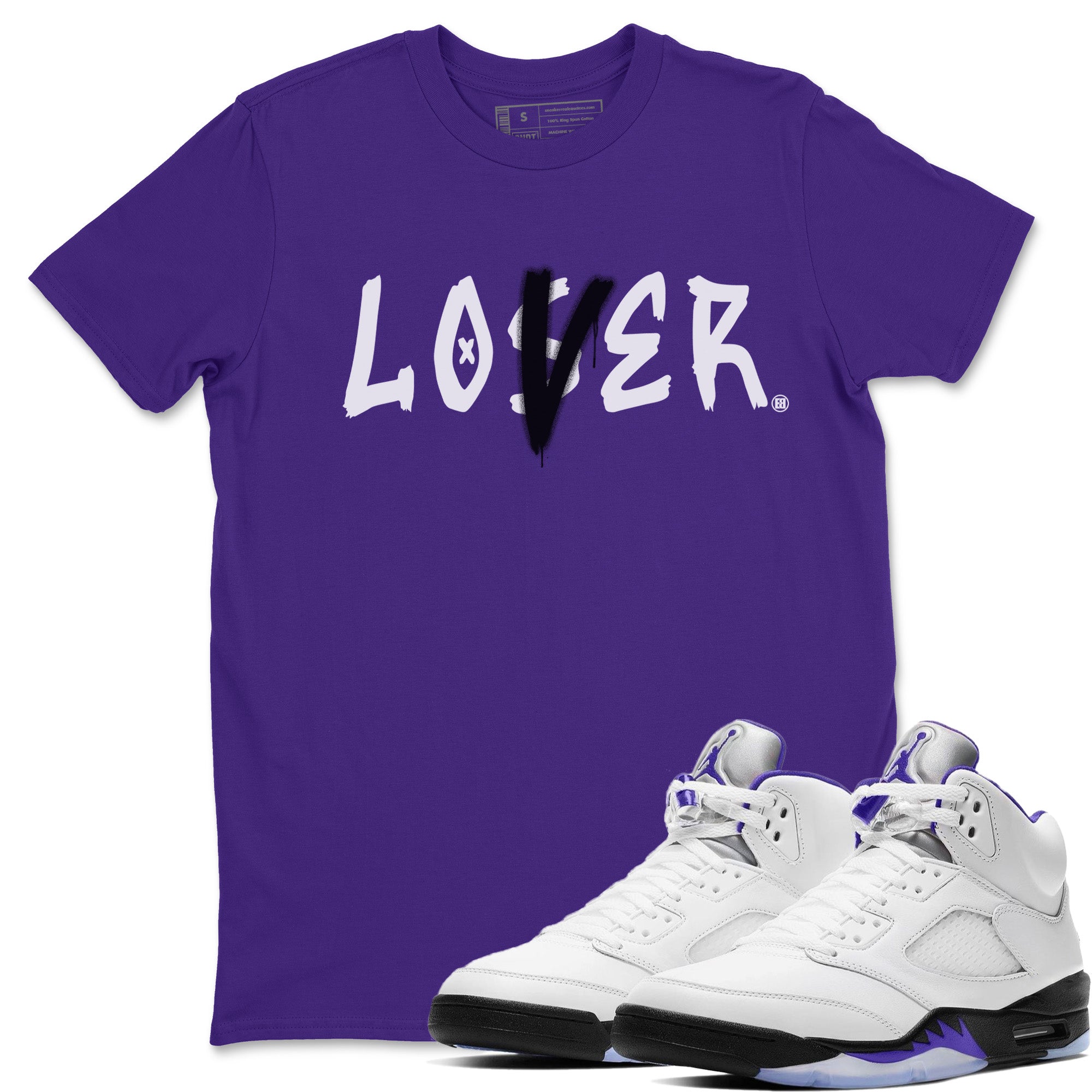 Jordan 5 Concord Sneaker Match Tees Loser Lover Sneaker Tees Jordan 5 Concord Sneaker Release Tees Unisex Shirts