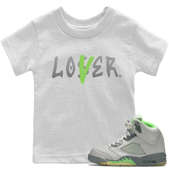 Jordan 5 Green Bean Sneaker Match Tees Loser Lover Sneaker Tees Jordan 5 Green Bean Sneaker Release Tees Kids Shirts