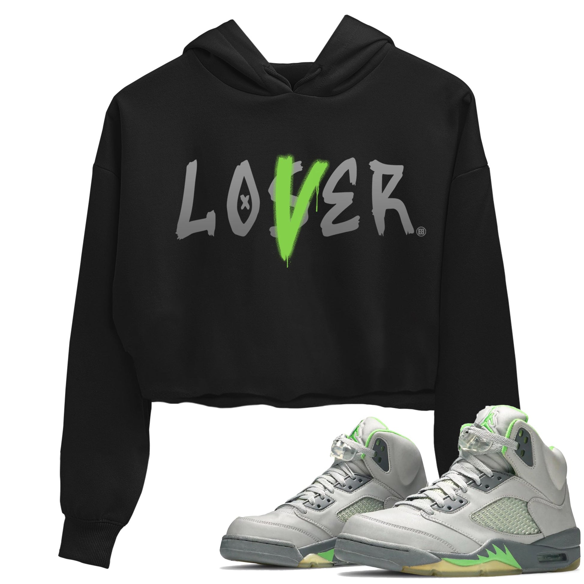 Jordan 5 Green Bean Sneaker Match Tees Loser Lover Sneaker Tees Jordan 5 Green Bean Sneaker Release Tees Women's Shirts