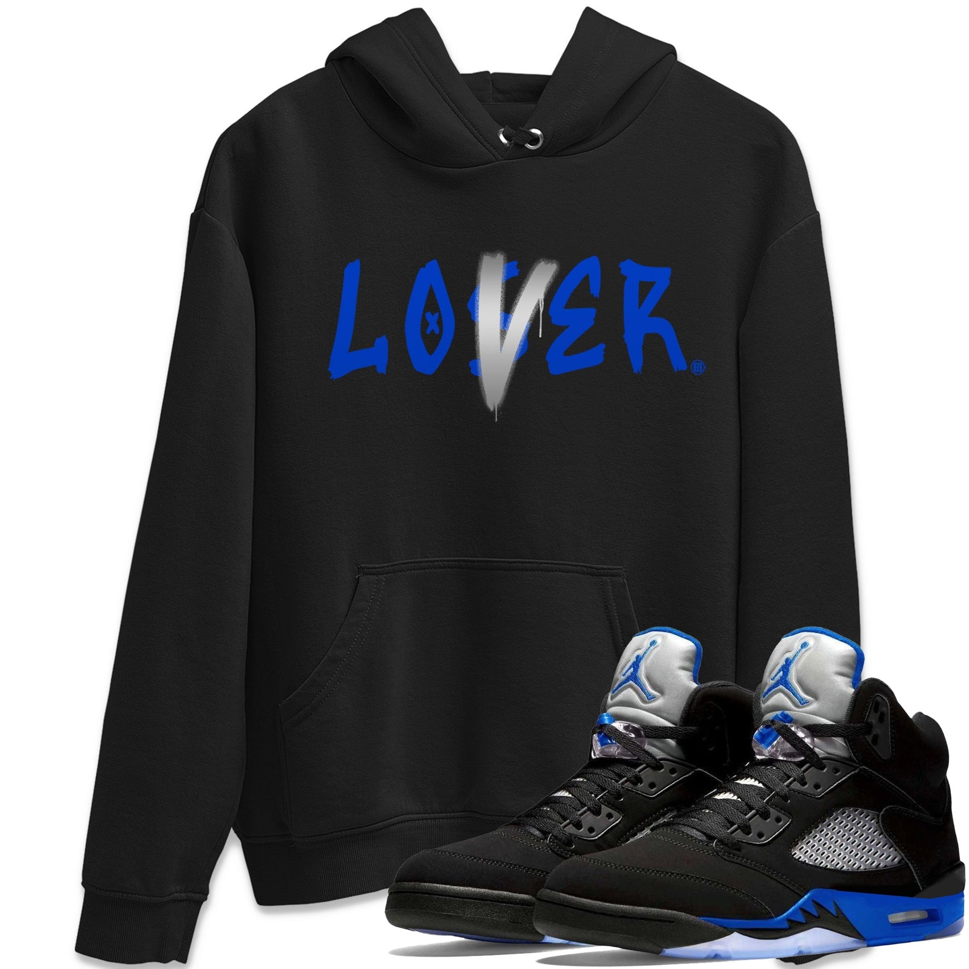 Jordan 5 Racer Blue Sneaker Match Tees Loser Lover Sneaker Tees Jordan 5 Racer Blue Sneaker Release Tees Unisex Shirts