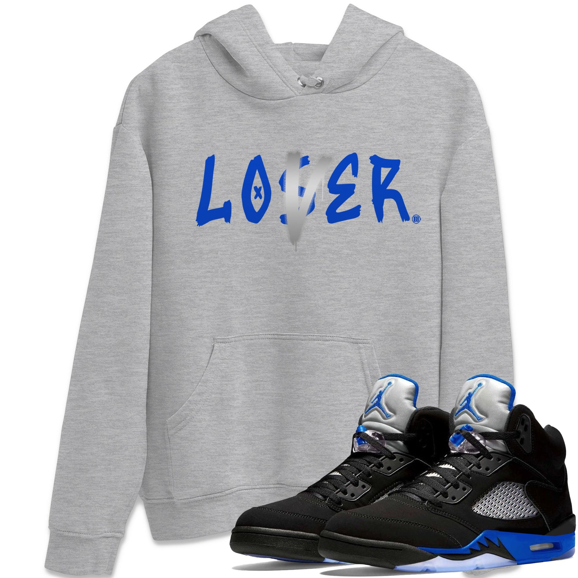 Jordan 5 Racer Blue Sneaker Match Tees Loser Lover Sneaker Tees Jordan 5 Racer Blue Sneaker Release Tees Unisex Shirts